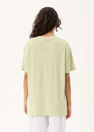 Slay Oversized Hemp Tee - Sage