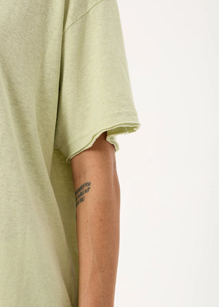 Slay Oversized Hemp Tee - Sage