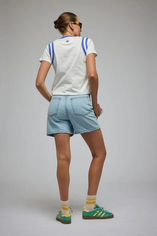Mi Scusi Baby Tee - Warm White