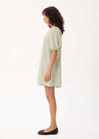 Benni Mini Dress - Sage Check