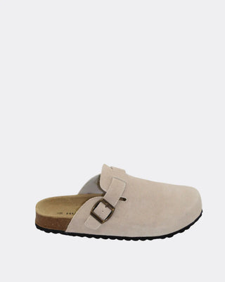 Lara Suede Slide - Sand
