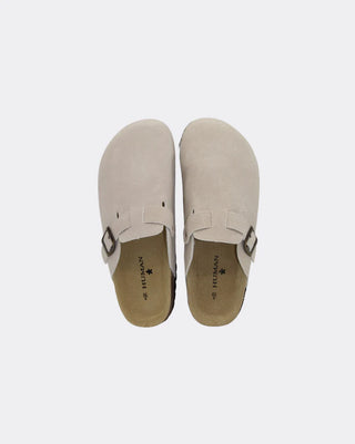 Lara Suede Slide - Sand