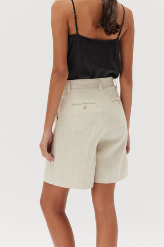 Maeve Linen Short - Oat