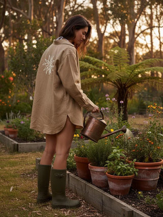 Nacida shirt Sol - Tan