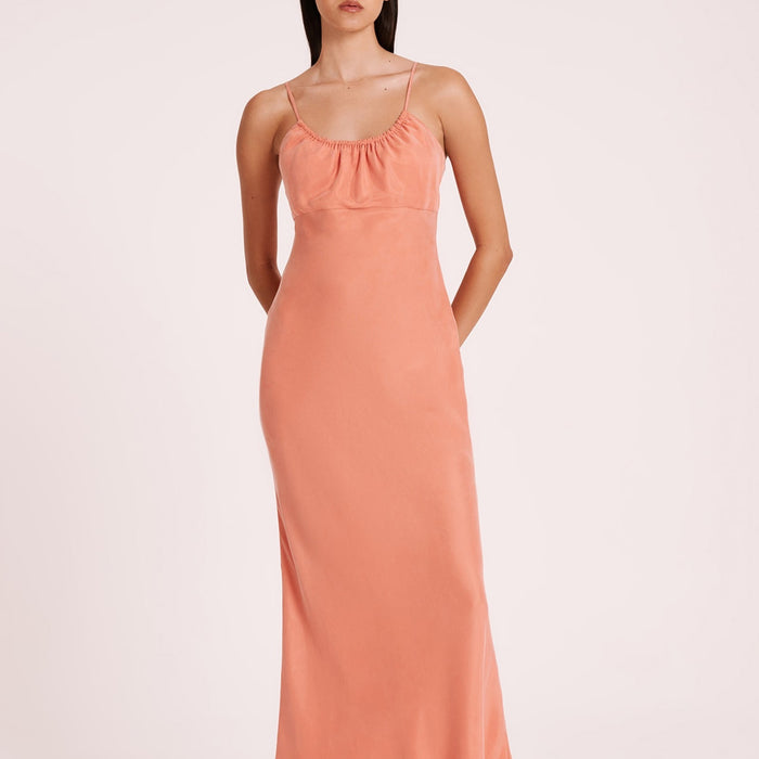 Sol Cupro Dress - Watermelon