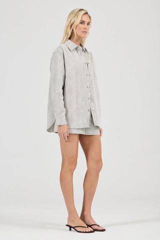 Drift Oversized Denim Shirt - Python