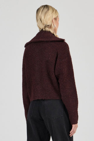 Loom Cardigan  - Dark Cherry
