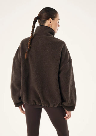 Rotate Quater Zip - Coffee