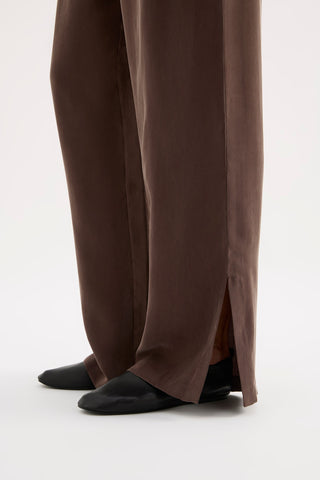 Dara Cupro Pant - Chocolate