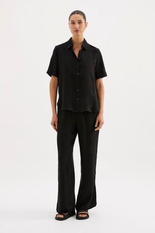 Dara Cupro Pant - Black