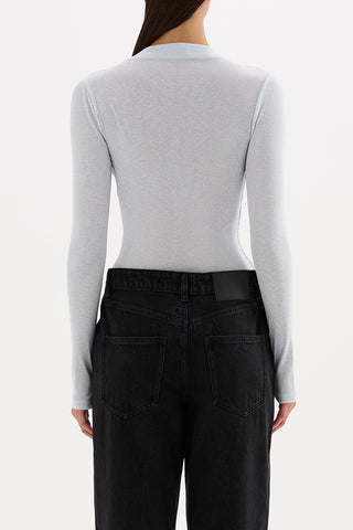 Calister Mesh Long Sleeve Top - Glacier