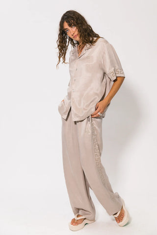 Stone Panel Geo Resort Shirt