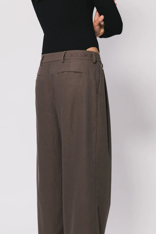 Westwood Pleated Pant - Charcoal