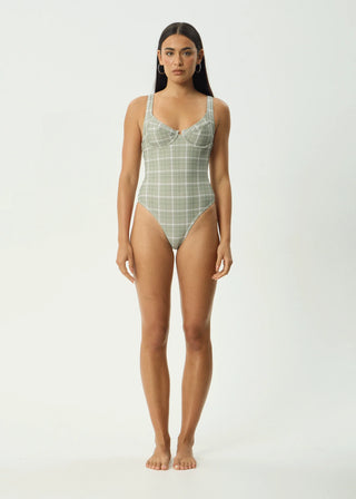 Scout One Piece - Olive Check