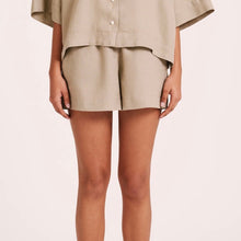 Load image into Gallery viewer, Lounge Linen Short - Washed Olive
