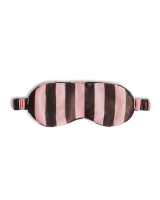 Silk Eye mask - Rocky Road Stripes