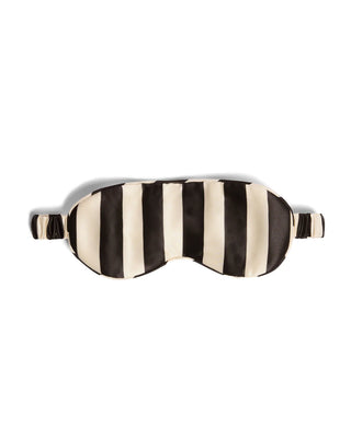 Silk Eye mask - Vanilla Bean Stripes