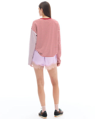 Lexy Soft Stripe Patchwork Long sleeve