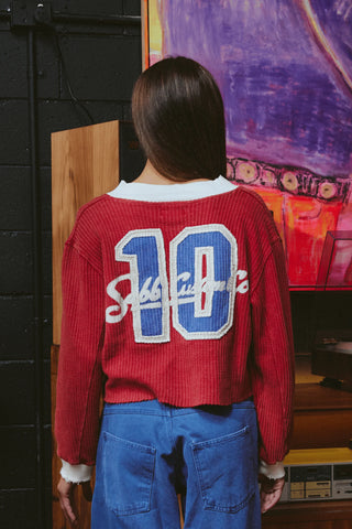 The Happiness Long Sleeve Top - Maroon