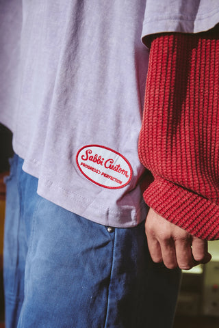 The Sabbi Custom Long Sleeve Tee - Lilac