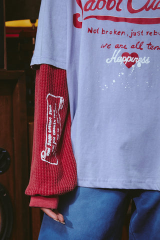 The Sabbi Custom Long Sleeve Tee - Lilac