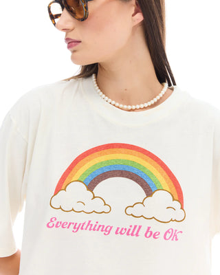 Everything Will Be Ok Tee - White