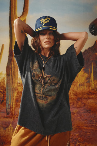 The Very Oversized Buck Yeah Tee - Black