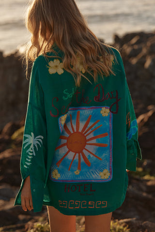 Seas The Day Don Julio Shirt - Green