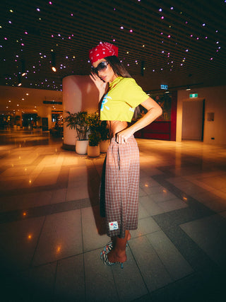 Tokyo Plaid Short