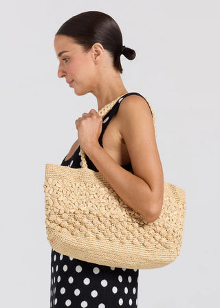 Vacanza straw Bag - Natural Raffia