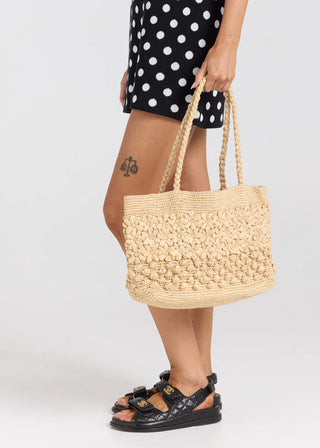 Vacanza straw Bag - Natural Raffia