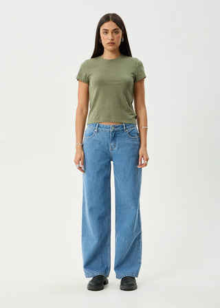 Carmen - Baby Tee - Deep Olive