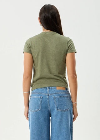Carmen - Baby Tee - Deep Olive