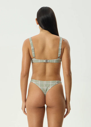 Scout Bikini Top - Olive Check
