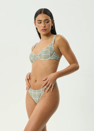 Scout Bikini Bottom - Olive Check