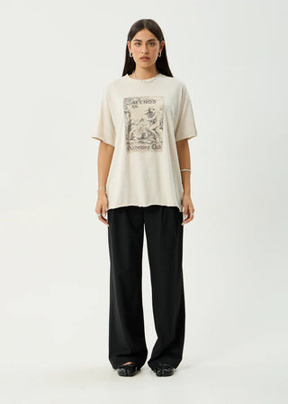Temptation Oversized Tee - Moonbeam