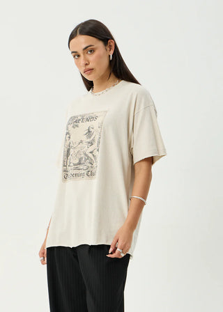 Temptation Oversized Tee - Moonbeam