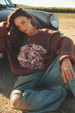 Who The Buck Cares Knit - Blush