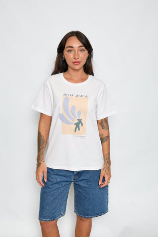 Abstract Love Tee - White - Tshirts - The Soho Movement - The Soho Movement