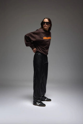Aerobics Sweatshirt - Espresso - Sweater - Araminta James - The Soho Movement