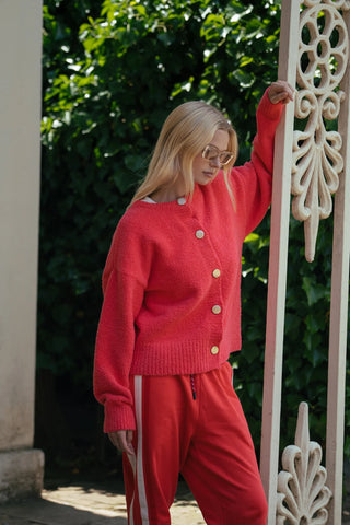 Aime Cardigan - Coral - Cardigan - Araminta James - The Soho Movement
