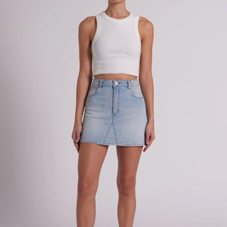 Aline Skirt Shani Rcy - Light Vintage Blue - Abrand - The Soho Movement