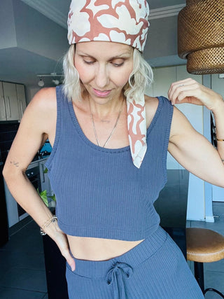 All Day Crop - Slate - The Soho Movement - The Soho Movement