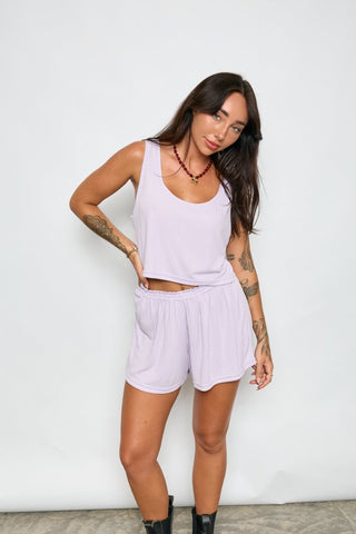 All Day Short - Lilac - Shorts - The Soho Movement - The Soho Movement
