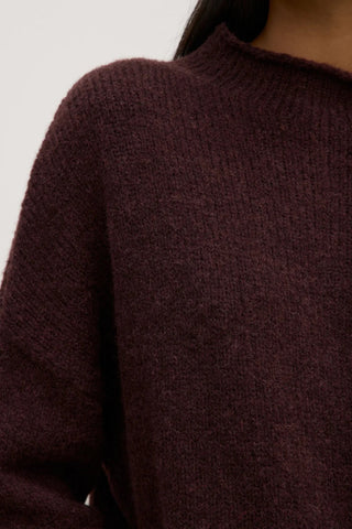 Apolline Knit - Burgundy - Knitwear - Assembly Label - The Soho Movement
