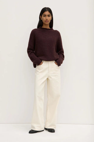 Apolline Knit - Burgundy - Knitwear - Assembly Label - The Soho Movement