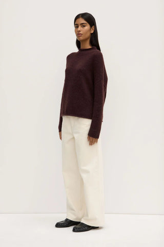 Apolline Knit - Burgundy - Knitwear - Assembly Label - The Soho Movement