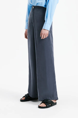 Ari Cupro Pant - Indigo - Nude Lucy - The Soho Movement