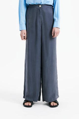 Ari Cupro Pant - Indigo - Nude Lucy - The Soho Movement