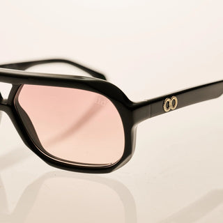 Audio - Gloss black/Rose - Sunglasses - Childe Wilde - The Soho Movement